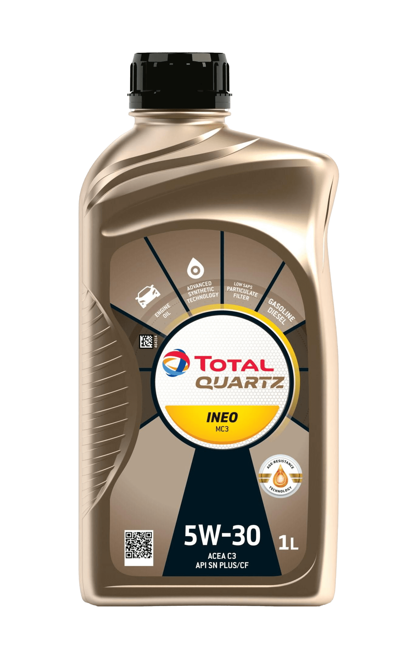 Моторное масло Total QUARTZ INEO MC3 5W30, 1л (TOTAL: 166254)